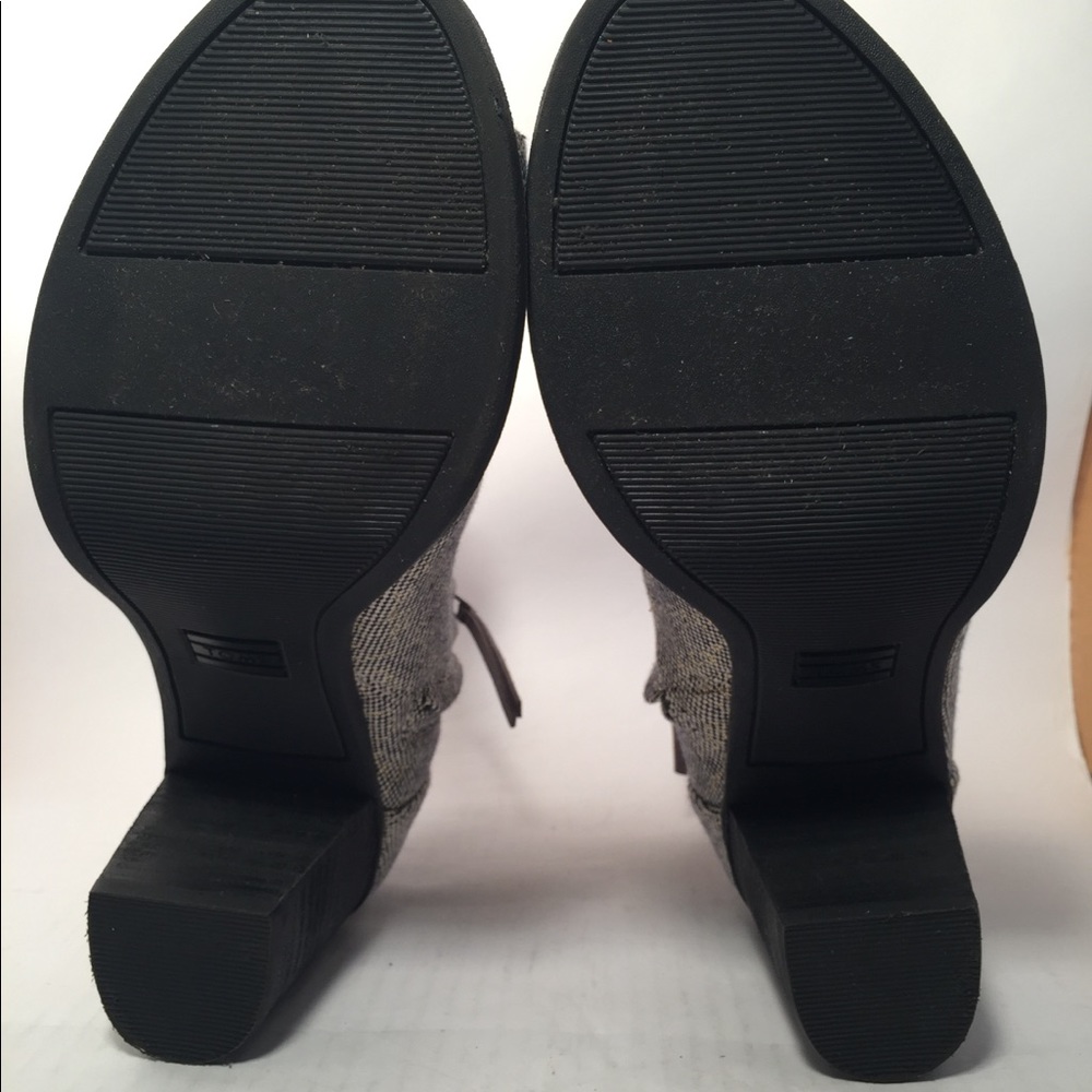 TOMS blue and gold open toe ankle booties - Picture 5 of 6